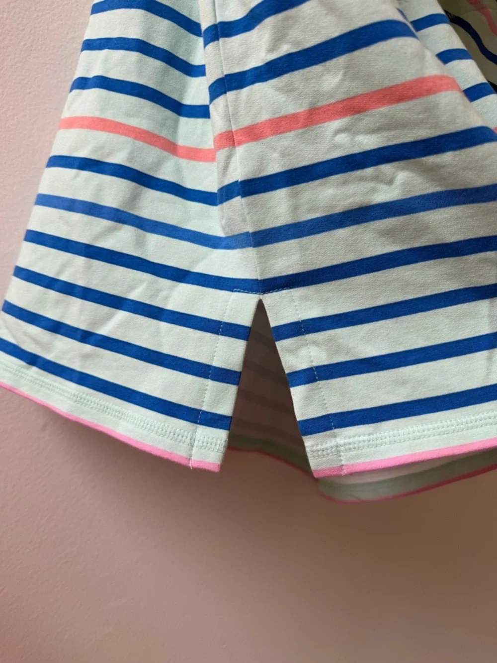 Talbots striped sleeveless dress, mint stripe - Picture 4 of 8